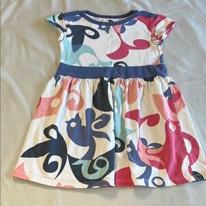 3T Tea Collection Blue and Pink Flutter Sleeve Sundress